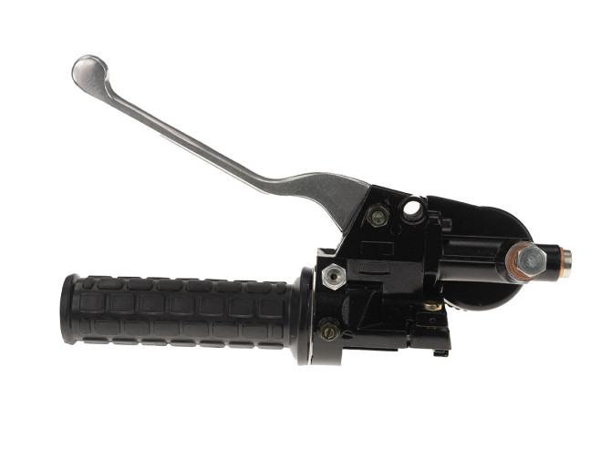 Grip set brake lever brake pump black Puch Monza / universal as original product